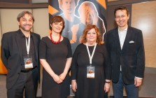 LET'S CEE Industry Days Magdalena Zelasko und Wolfgang P. Schwelle, Direktorin des POeFF und des Tallinn Black Nights Film Festivals Tiina Lokk und Direktor des Warsaw Film Festivals Stefan Laudyn Credit Opinion Leaders Network