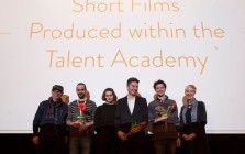 Award der Stadt Wien fuer den besten im Rahmen der LET'S CEE Talent Academy gedrehten Kurzfilm ging an LET'S CEE von Vladimir Beldian, Berin Ceskic, Achmed Abdel-Salam und Martina Netikova Credit Opinion Leaders Network